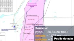 Схема месторождения «Шевченковское» в Костанайской области