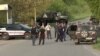 Armenia - Police block a road to Kirants village, May 2, 2024.