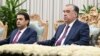 Президент Таджикистана со своим сыном Рустамом Эмомали. 25 марта 2024 