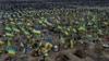 Гробове на убити украински бойци край Харков, 31 януари 2023 г.