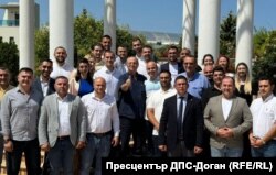 Кадър от срещата на Доган с представителите на младежкото ДПС, 20 юли 2024 г.