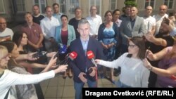 Kandidat za gradonačelnika opozicione koalicije "Biramo Niš" Đorđe Stanković, 3. jun 2024.