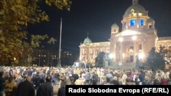 Protest "Srbija protiv nasilja" u Beogradu, 28. oktobra 2023.
