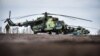 Українські військові гелікоптери на Донеччині, 8 квітня 2023 року