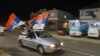 Slavlje nakon objave rezultata predsedničkih izbora na kojima je pobedio Jakov Milatović, jedan od lidera pokreta Evropa sad. Podgorica, 2. april 2023. 