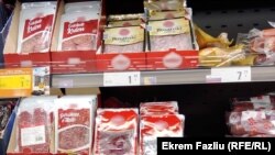 Proizvodi iz Bosne i Hercegovine u prodavnici na Kosovu.