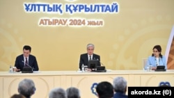 Улуттук курултай. Атырау шаары, Казакстан.