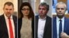 От ляво надясно: Делян Пеевски, Десислава Атанасова, Тошко Йорданов и Костадин Костадинов