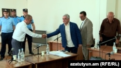 ՀՀ երրորդ նախագահ Սերժ Սարգսյանը դատարանում, արխիվ