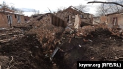 Наслідки влучання авіабомби по житловому будинку у місті Оріхів Запорізької області. Лютий 2024 року