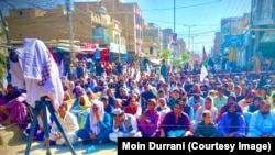 د اکتوبر پر شپږمه د پښتون ژغورنې غورځنګ تر انتظام لاندې په چمن کې احتجاجي لاريون وشو
