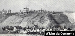 Київ, малюнок 1651 року