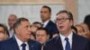 Milorad Dodik, predsjednik entiteta RS, i Aleksandar Vučić, predsjednik Srbije, 8. juna 2024. 