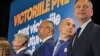 Liderii PNL, în așteptarea rezultatelor alegerilor locale și europarlamentare. De la stânga la dreapta: Lucian Bode - secretar general PNL, Nicolae Ciucă - președinte PNL, Rareș Bogdan - prim-vicepreședinte PNL, Dan Motreanu - prim-vicepreședinte PNL