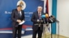 Srebrenica, Bosnia Herzegovina, Milorad Dodik and Radovan Viskovic, May 2024