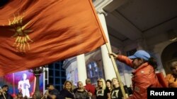 Slavlje pristalica VMRO-DPMNE u Skoplju, 8. maja 2024.