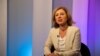 Potpredsednica Evropske komisije Vera Jourova tokom intervjua za RSE u Pragu, 13. oktobra 2023.