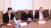 Лидерите на "Продължаваме промяната", ГЕРБ и ДПС - Кирил Петков, Бойко Борисов и Делян Пеевски