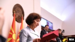 Inauguracija predsjednice Sjeverne Makedonije Gordane Siljanovske Davkove u Skoplju 12. maja 2024.
