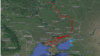 Карта України всіяна червоними точками – це позначки місць побудови Росією оборонних укріплень