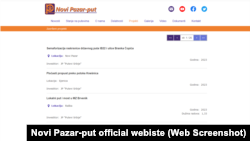 Među završenim projektima, kako ih firma "Novi Pazar-put" opisuje na svom sajtu, nalaze se putevi u Sjenici, Raški, Kraljevu.
