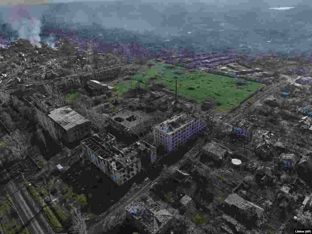 Russia's Wagner mercenary group has spearheaded much of the advance into Bakhmut, claiming earlier in April that its forces controlled 80 percent of the city, something refuted by Kyiv.