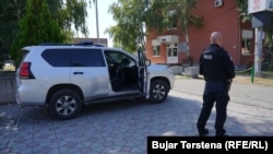 Policajac u Severnoj Mitrovici, septembar 2024.
