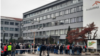 Protest of ArcelorMittal workers in Zenica, Bosnia.