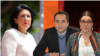 Саломе Зурабишвили, Реваз Эгадзе и Тамар Алпаидзе (коллаж)
