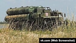 В українській розвідці вважають, що цей удар по системі ППО «матиме серйозний вплив на подальші події в окупованому Криму». На фото - система С-400