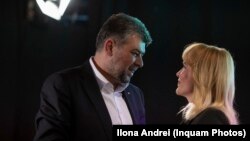Gabriela Firea este propunerea PSD pentru Primăria Capitalei în 2024, în timp ce candidatul la prezidențiale va fi ales de toți membrii de partid din rândul celor care vor dori să intre în această competiție. Imagine generică - Marcel Ciolacu (președintele PSD) și Gabriela Firea.