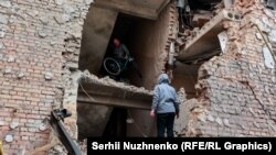 Наслідки обстрілу міста Ірпіня, що під Києвом, 2 березня 2022 року