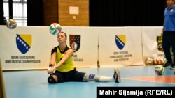 Oleksandra Podliesna živi u izbjeglištvu u Hrvatskoj, Sarajevo, 9. novembra 2022.