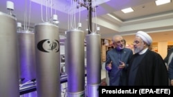 Iranski predsjednik Hasan Rohani tokom posjete nuklearnom postrojenju