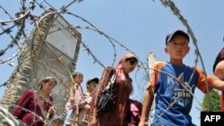 Hundreds of thousands of ethnic Uzbeks fled their homes in southern Kyrgyzstan during the violence.