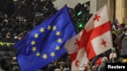 28-29 ნოემბერი, პარლამენტის მიმდებარე ტერიტორია.
