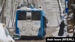 Столица Таджикистана Душанбе также с трудом справляется с резким похолоданием