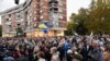 Bosnia-Herzegovina, Sarajevo, Protest in front of the Office of Hight Representative in Bosnia, October 24, 2022. 