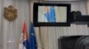 Zastave Srbije i Evropske unije u Vladi Srbije, 24. oktobar 2022.
