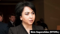 Georgian deputy Eka Beselia is one of only 24 women in the country's 150-member parliament, but that could soon be about to change. (file photo)