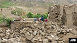 په بادغیس ولايت کې بارانونو او سیلابونو وران کړی کور (انځور د ۲۰۲۲ کال د جون د میاشتې دی)