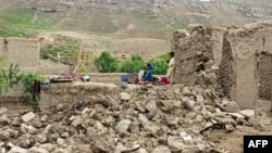 په بادغیس کې بارانونو وران کړی یو کور (انځور له ارشيفه) 