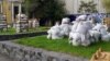 У Дніпрі задля збереження звільнили від «бронежилетів» кам’яні баби