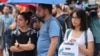 The protesters oppose the restart of negotiations with Gazprom for a new long-term contract.