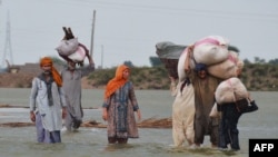 د بلوچستان په جعفر اباد کې د سیلاب ځپلو حال 
