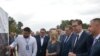 Predsednik Srbije na obeležavanju početka izgradnje deonice autoputa od Beljine do Rače na severoistoku Bosne i Hercegovine, 15. septembar 2022.