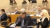 Člana Predsjedništva BiH Milorad Dodik i predsjednica Republike Srpske Željka Cvijanović na sjednici Skupštine Republike Srpske u Banjoj Luci, 1. februara 2022.