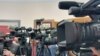 Medijski radnici na konferenciji za novinare, oktobar 2022.