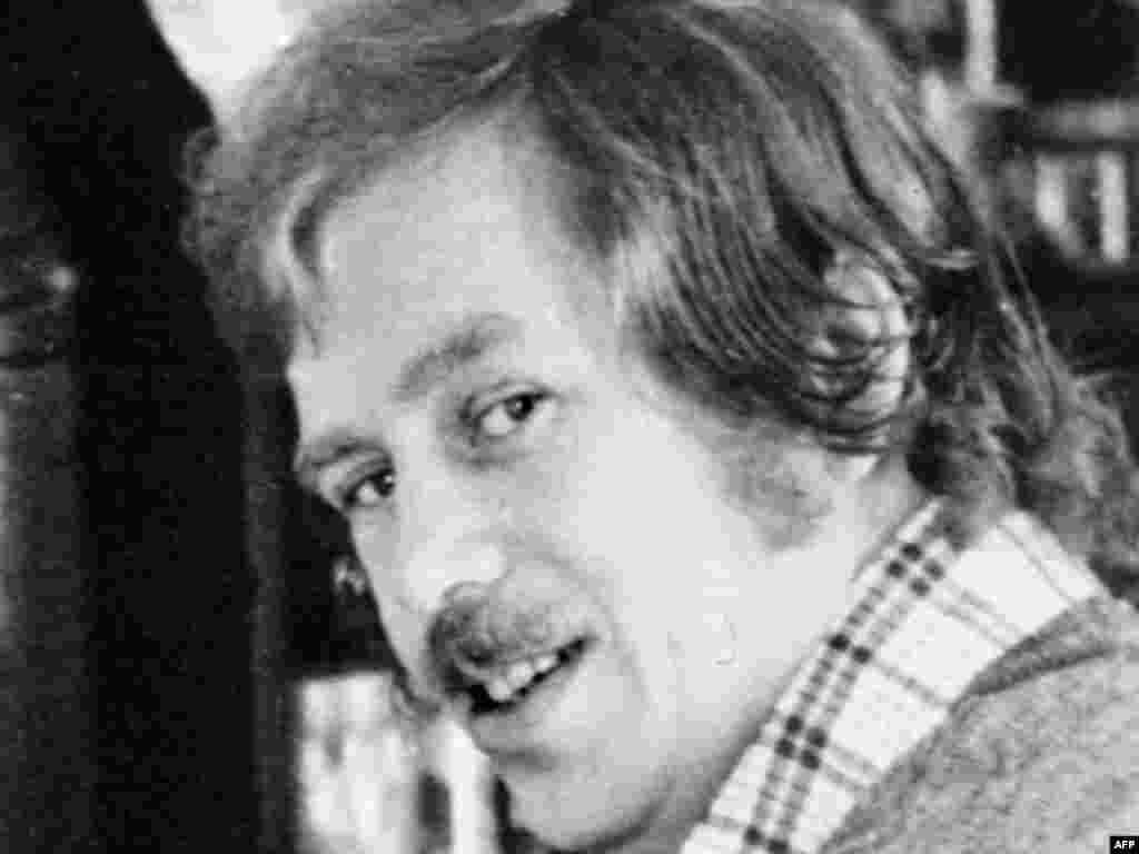 ჰაველი თავის აგარაკზე ჰრადეჩეკში. 1970-იანი წლები.