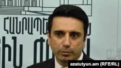 ՀՀ Ազգային ժողովի նախագահ Ալեն Սիմոնյան